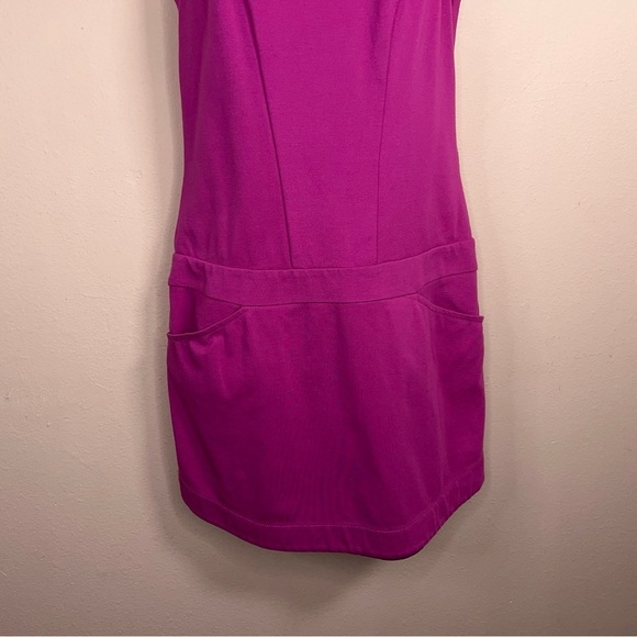 Size 2 Trina Turk Fuchsia Pink Dress Sleeveless Lined Zip Closure - Picture 6 of 11